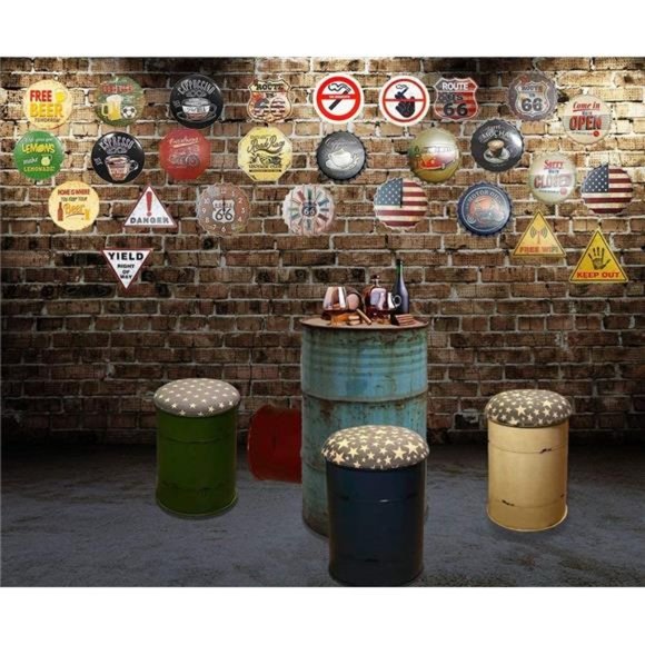 US Route 66 Signs Vintage Metal Road Signs Wall Decor (US Flag Road Street Sign) - Picture 5 of 6